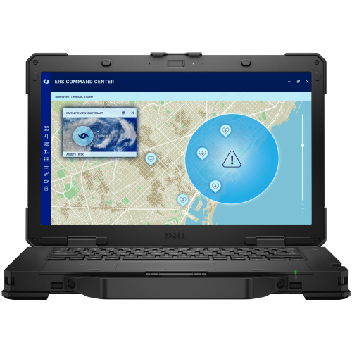 Laptop Dell Pro Rugged RB14250, Intel Core Ultra 7 165U, 14 inch, RAM 16GB, SSD 512GB, Intel Graphics, 4G, Windows 11 Pro, Black