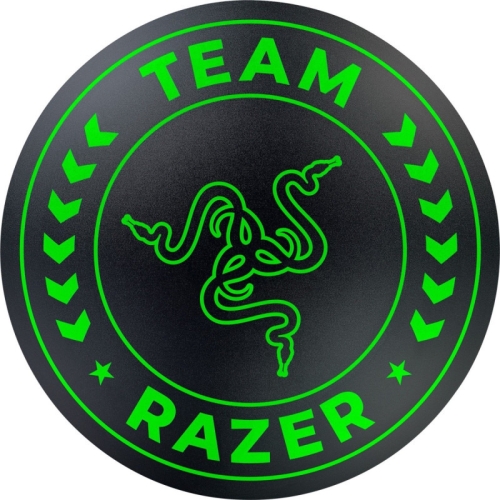 Covor gaming Razer Team Floor Mat, Black-Green