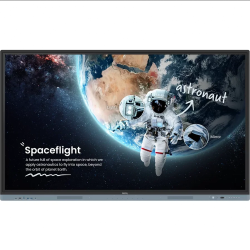 Display interactiv Benq Seria RE04 RE8604, 86inch, 3840x2160pixeli, Black