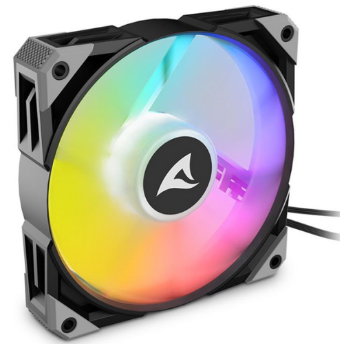 Ventilator Sharkoon REBEL F50 PWM, RGB LED, 120 mm, Black