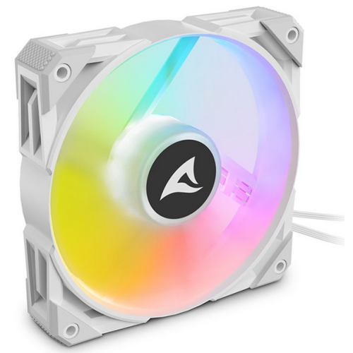 Ventilator Sharkoon REBEL F50 PWM, RGB LED, 120 mm, White