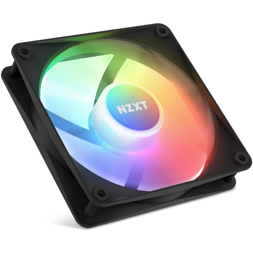Ventilator NZXT F Series F120 RGB Core, RGB LED, 120 mm, Matte Black
