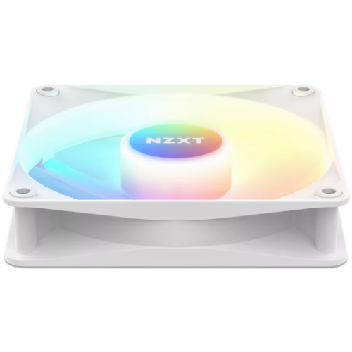 Ventilator NZXT F Series F120 RGB Core, RGB LED, 140 mm, Matte White