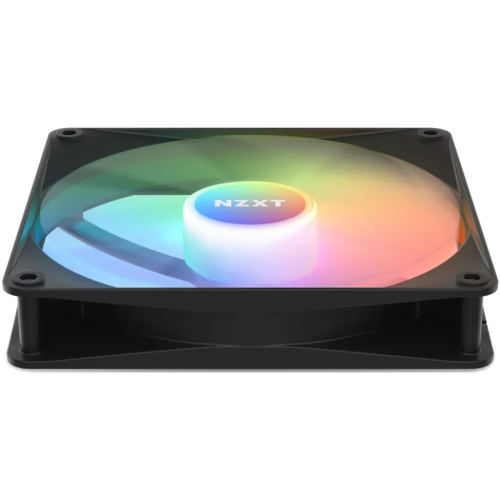 Ventilator NZXT F Series F140 RGB Core, RGB LED, 140 mm, Matte Black