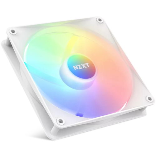 Ventilator NZXT F Series F140 RGB Core, RGB LED, 140 mm, Matte White