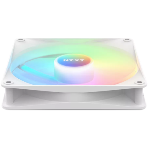 Ventilator NZXT F Series F140 RGB Core, RGB LED, 140 mm, Matte White