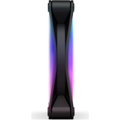 Ventilator NZXT F Series F120 RGB DUO, RGB LED, 120 mm, Matte Black