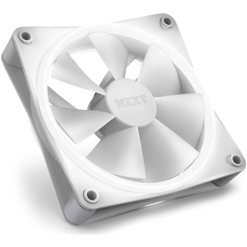 Ventilator NZXT F Series F120 RGB DUO, RGB LED, 120 mm, Matte White