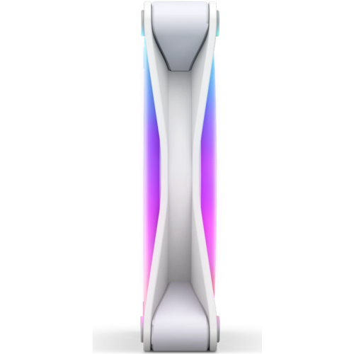 Ventilator NZXT F Series F120 RGB DUO, RGB LED, 120 mm, Matte White