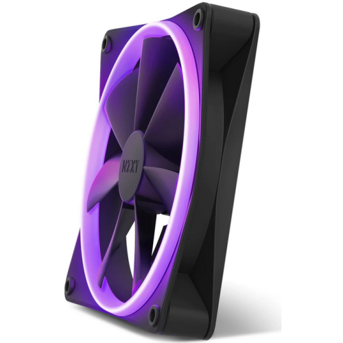 Ventilator NZXT F Series F140 RGB DUO, RGB LED, 140 mm, Matte Black