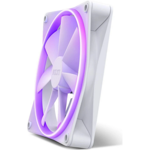Ventilator NZXT F Series F140 RGB DUO, RGB LED, 140 mm, Matte White