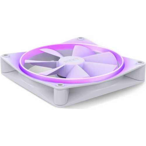 Ventilator NZXT F Series F140 RGB DUO, RGB LED, 140 mm, Matte White