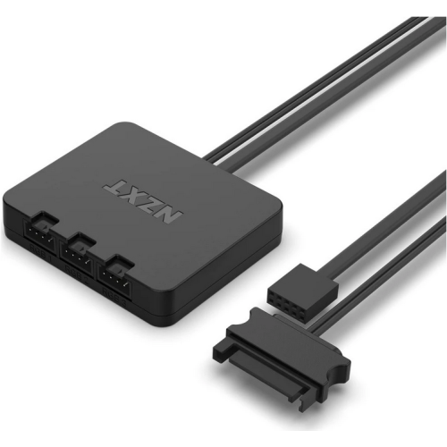 Kit Ventilator NZXT F Series F140 RGB, RGB LED, 140 mm, Matte Black, 2 bucati