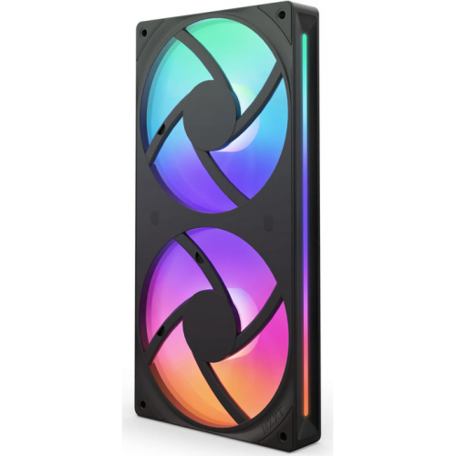 Ventilator NZXT F Series F240 RGB Core, 2 x 120mm, Black
