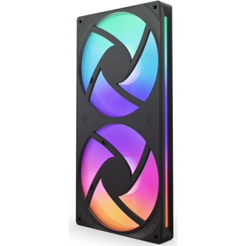 Ventilator NZXT F Series F280 RGB Core, 2 x 140mm, Black