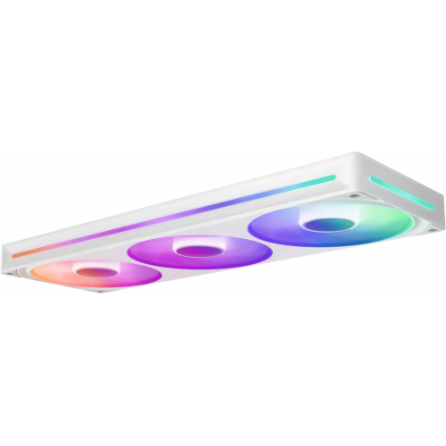 Ventilator NZXT F Series F360 RGB Core, 3 x 120mm, White