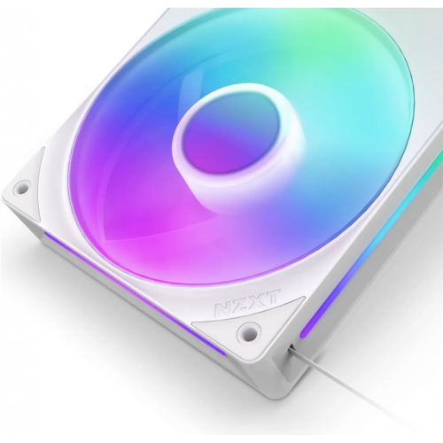 Ventilator NZXT F Series F360 RGB Core, 3 x 120mm, White