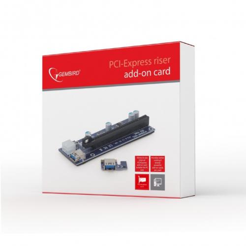 Riser Card Gembird PCI Express (6-pin power connector)