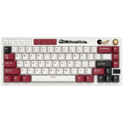 Tastatura Royal Kludge RK-M65, Cream switch, RGB LED, USB/ USB Wireless/Bluetooth, Famicom