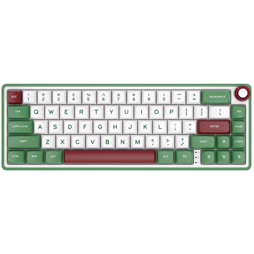 Tastatura Royal Kludge R65, Brown Switch, RGB LED, USB, Green