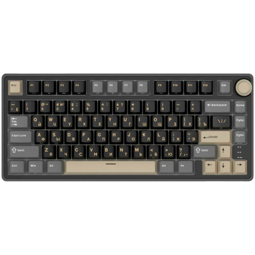 Tastatura Royal Kludge R75, Silver Switch, RGB LED, USB/USB Wireless/Bluetooth, Phantom