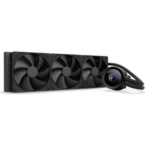 Cooler procesor NZXT Kraken Plus 360, 3 x 120 mm, Black