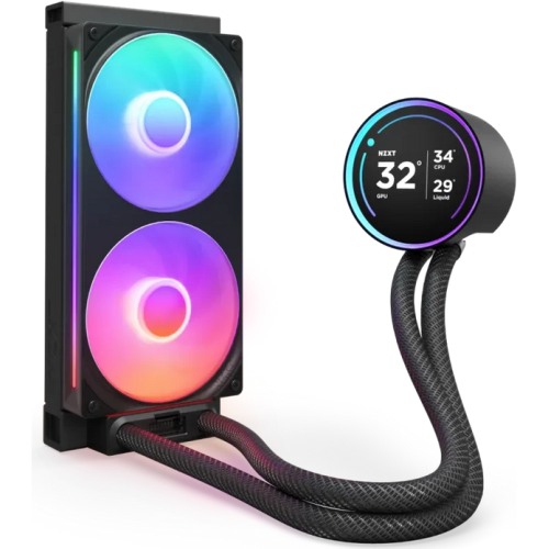 Cooler procesor Kraken Elite 240 RGB (2024), RGB LED, 2 x 120 mm, Black