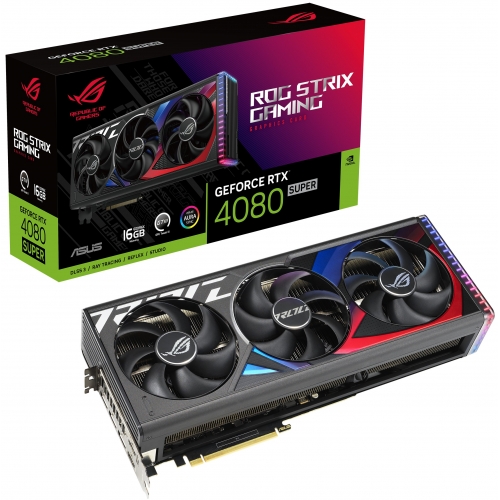Placa video ASUS nVidia GeForce RTX 4080 SUPER ROG STRIX GAMING 16GB, GDDR6X, 256bit