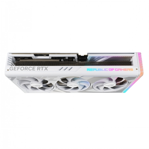 Placa video ASUS nVidia GeForce RTX 4080 SUPER ROG STRIX GAMING WHITE 16GB, GDDR6X, 256bit