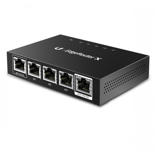 Ubiquiti EdgeRouter ER-X, 5x Gigabit LAN, 1 x 24V Passive PoE Passthrough