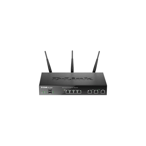 Router D-Link DSR-1000AC, 2xWAN Gigabit, 3xLAN Gigabit, 130Mbps Firewall, 70Mbps VPN, 70 VPN tunnels