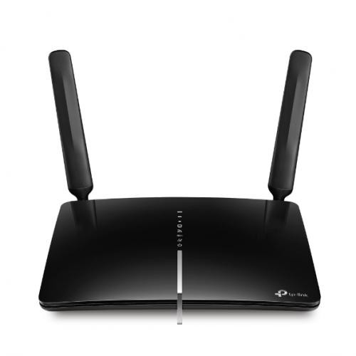 TP-LINK AC1200 Wireless Dual Band 4G + cat6 Router, ARCHER MR600,3* 10/100Mbps LAN Ports, 1* 10/100Mbps LAN/WAN Port, 1* micro SIM Card Slot, 2* Detachable External 4G LTE Antennas,IEEE 802.11a/n/ac 5 GHz, IEEE 802.11b/g/n 2.4 GHz, WPS Button, Reset Butto