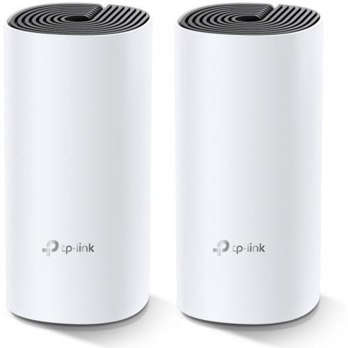 TP-Link Sistem Mesh Wi-Fi pentru întreaga casă AC1200, DECO M4(2-PACK); Procesor: Quad-core CPU; Interfață: 2 Gigabit Ethernet Ports (WAN/LAN auto-sensing) per Deco unit; 2 internal dual-band antennas per Deco unit; Flash: 16 MB; SDRAM: 128 MB; Standarde 