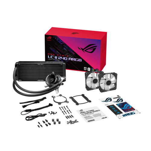 Cooler procesor ASUS ROG STRIX LC II 240 ARGB, 2x 120mm