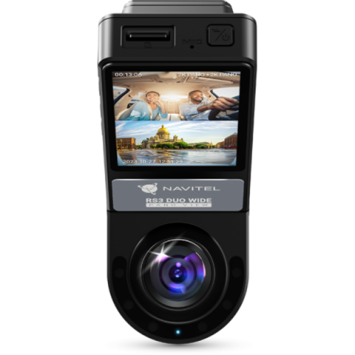 Camera video auto Navitel RS3 Duo Wide, Black 