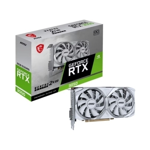 Placa video MSI nVidia GeForce RTX 3050 VENTUS 2X XS White OC, 8GB, GDDR6, 128bit