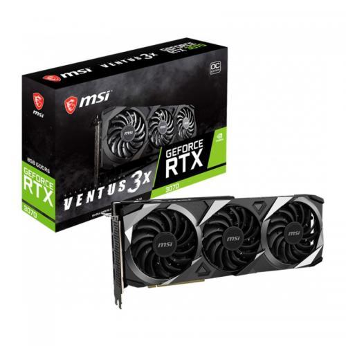 Placa video MSI nVidia GeForce RTX 3070 VENTUS 3X OC 8GB, GDDR6X, 256bit