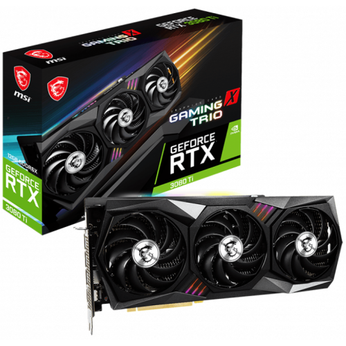 Placa video MSI nVidia GeForce RTX 3080 Ti GAMING X TRIO 12GB, GDDR6X, 384bit