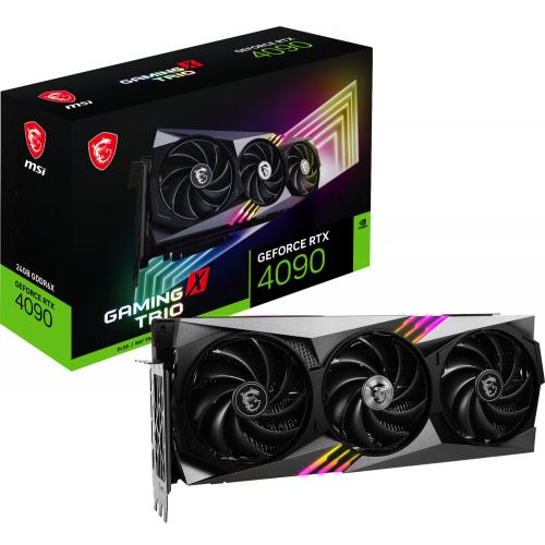 MSI Placa video nVidia GeForce RTX 4090 GAMING X TRIO 24GB, GDDR6X, 384bit