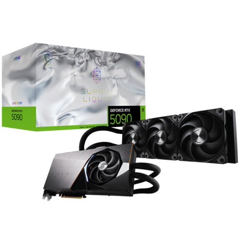 Placa video MSI nVidia GeForce RTX 5090 SUPRIM LIQUID SOC 32GB, GDDR7, 512 bit - RESIGILAT
