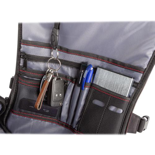 Rucsac Natec Genesis Pallad 550 pentru laptop de 17.3inch, Black-Red