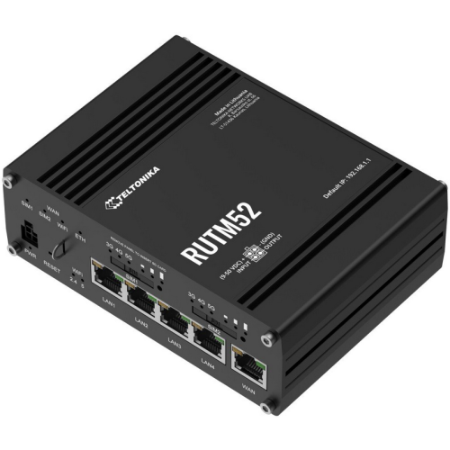Router Wireless Teltonika RUTM52, Dual 5G, 4 x LAN