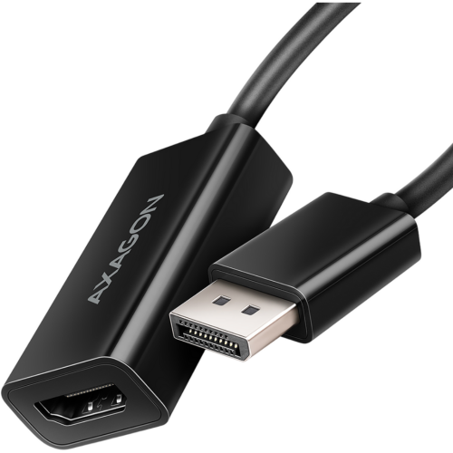 Cablu Axagon RVD-HI20N, DisplayPort male - HDMI male, 0.15cm, Black