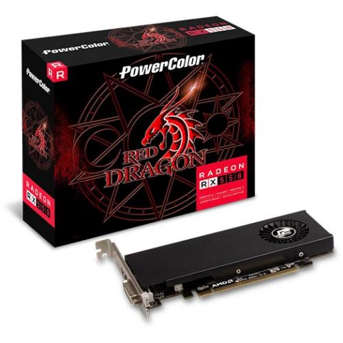 Placa video PowerColor Radeon RX 550 Red Dragon 4GB GDDR5 128-bit Low Profile