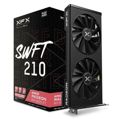 Placa video XFX AMD Radeon RX 6650 XT Speedster SWFT 210 Core 8GB, GDDR6, 128bit
