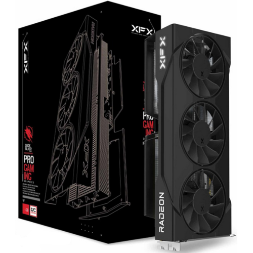 Placa video XFX AMD Radeon RX 9060 XT Swift Triple Fan OC 16GB, GDDR6, 128 bit