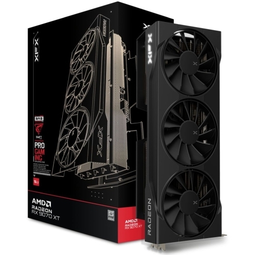 Placa video XFX AMD Radeon RX 9070 XT Swift Triple Fan 16 GB, GDDR6, 256 bit