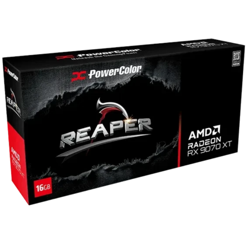 Placa video PowerColor AMD Radeon RX 9070XT Reaper 16 GB, GDDR6, 256 bit