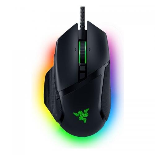 Mouse Razer cu fir Razer Basilisk V3 RGB, butoane programabile 10+1, Razer™ HyperScroll Tilt Wheel, 11 zone de iluminare Chroma RGB, negru