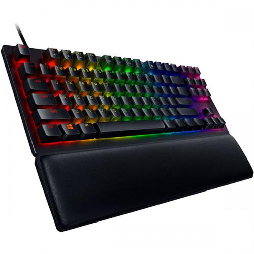 Tastatura Wireless Razer Huntsman V2 Tenkeyless Red Switch, RGB LED, USB, Black